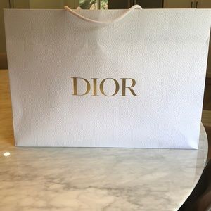 Authentic DIOR shopping bag with onion skin